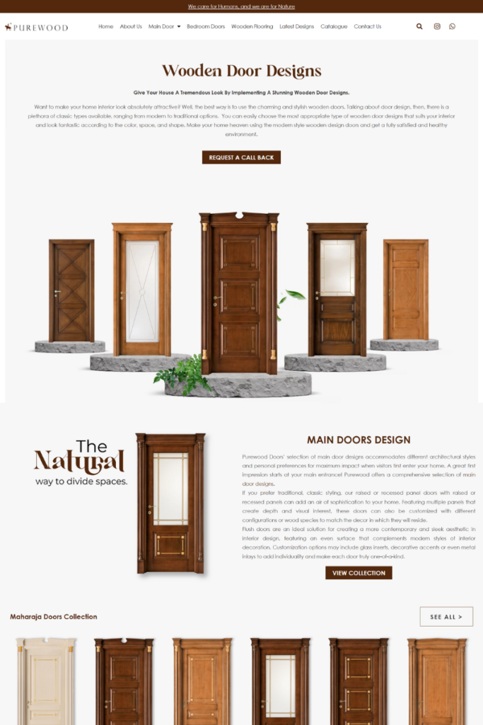 5. Purewood Doors - Other Page